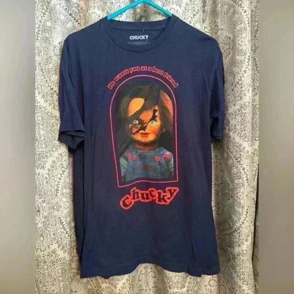 Chucky Doll Men’s L tshirt - Picture 1 of 3